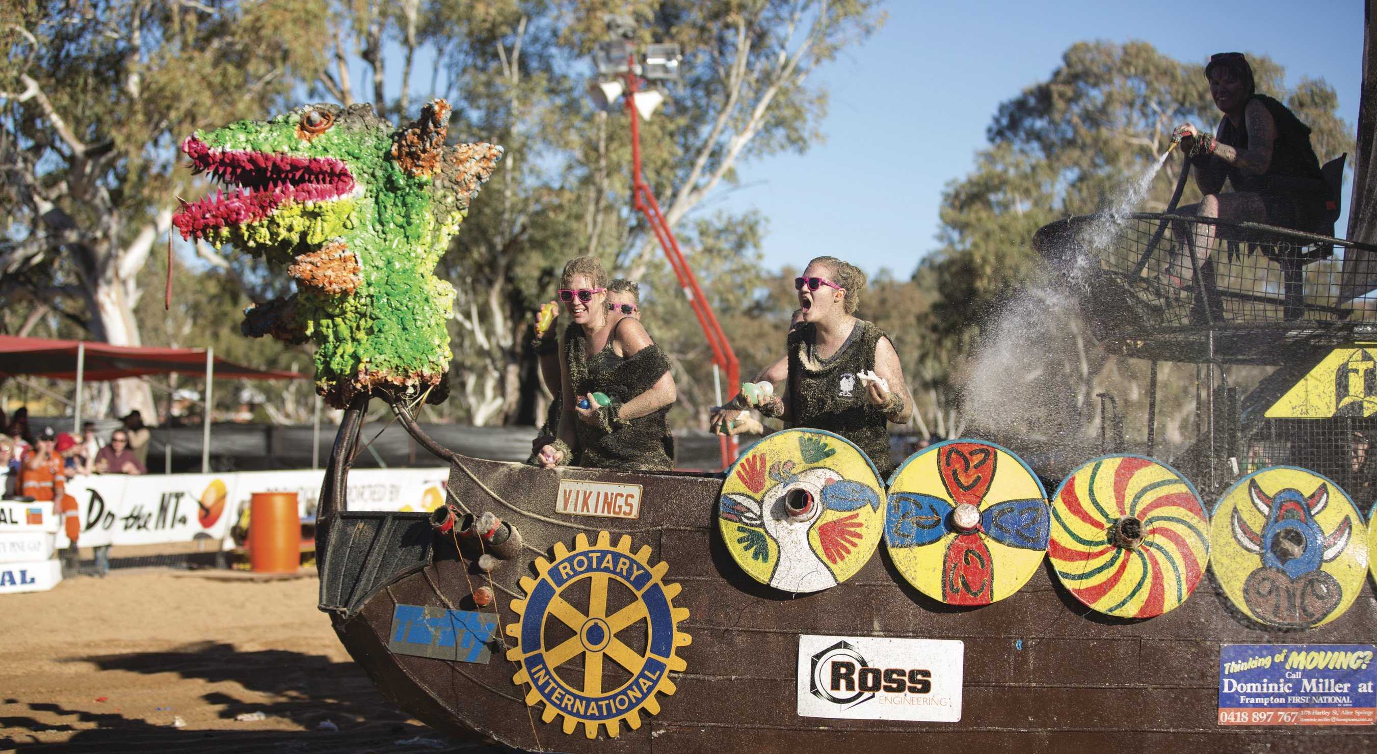 The World’s Only Land Regatta – Henley on Todd Regatta, Alice Springs